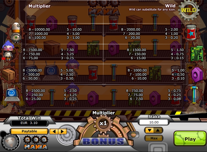 Cog Mania free play Cog Mania free play