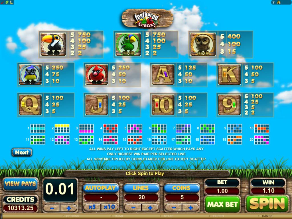Feathered Frenzy free play Feathered Frenzy free play