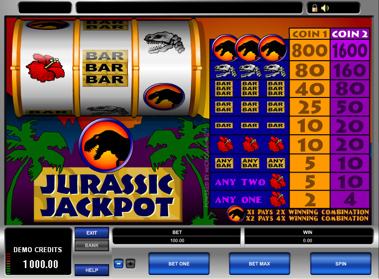 Jurassic Jackpot free play Jurassic Jackpot free play