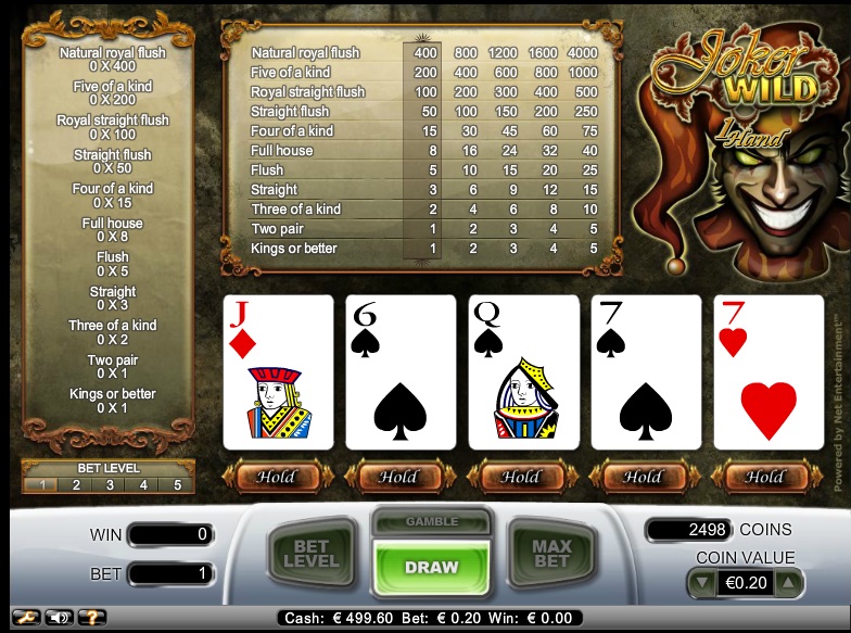 Joker Wild free play Joker Wild free play