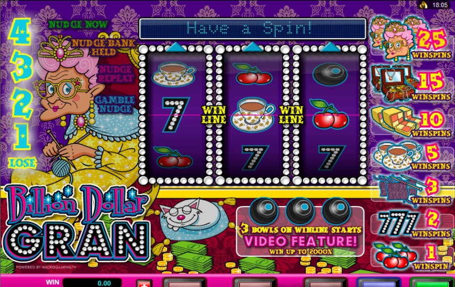 Billion Dollar Gran free play Billion Dollar Gran free play