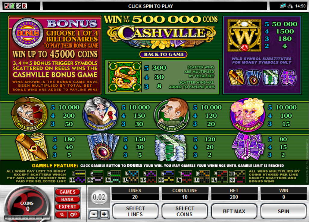 Cashville free play Cashville free play