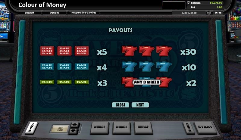 Colour Of Money free play Colour Of Money free play