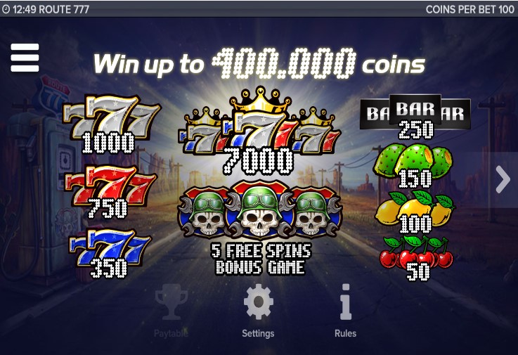 Route 777 free play Route 777 free play