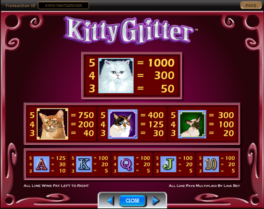 Kitty Glitter free play Kitty Glitter free play