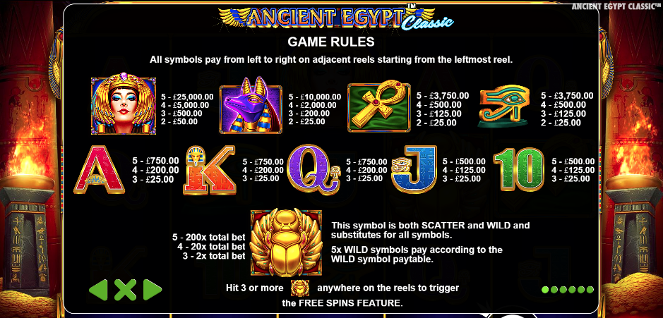 Ancient Egypt Classic free play Ancient Egypt Classic free play