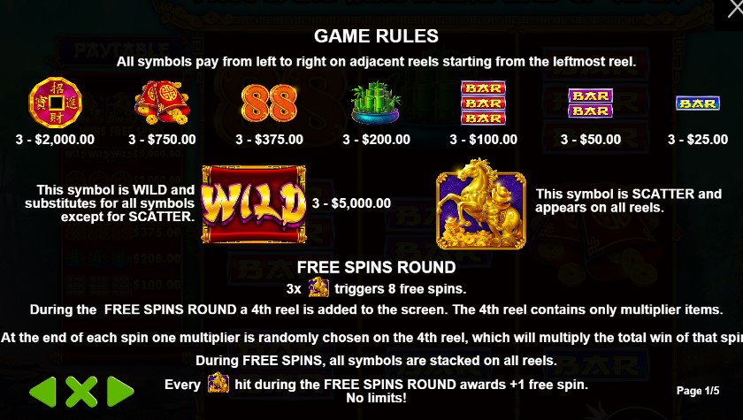 Treasure Horse free play Treasure Horse free play