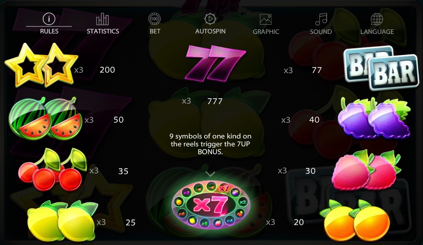 7 Up free play 7 Up free play