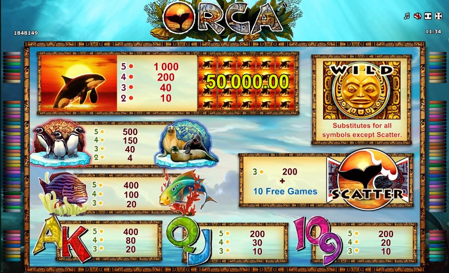 The Orca free play The Orca free play