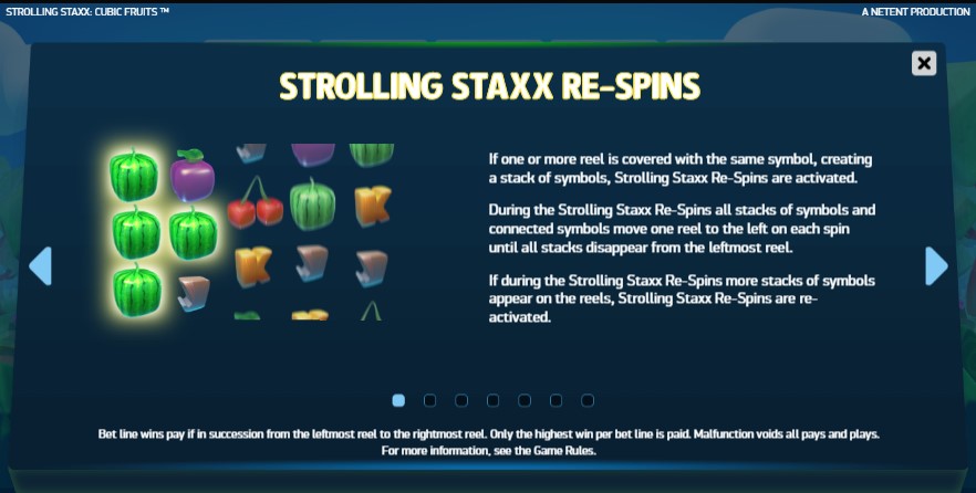 Strolling Staxx Cubic Fruits free play Strolling Staxx Cubic Fruits free play
