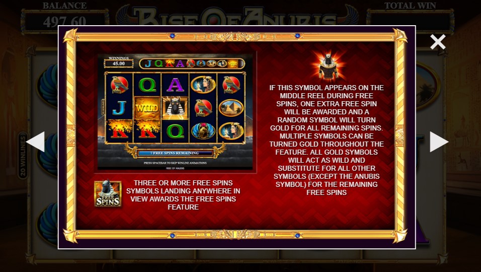Rise of Anubis free play Rise of Anubis free play
