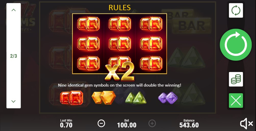 777 Gems free play 777 Gems free play