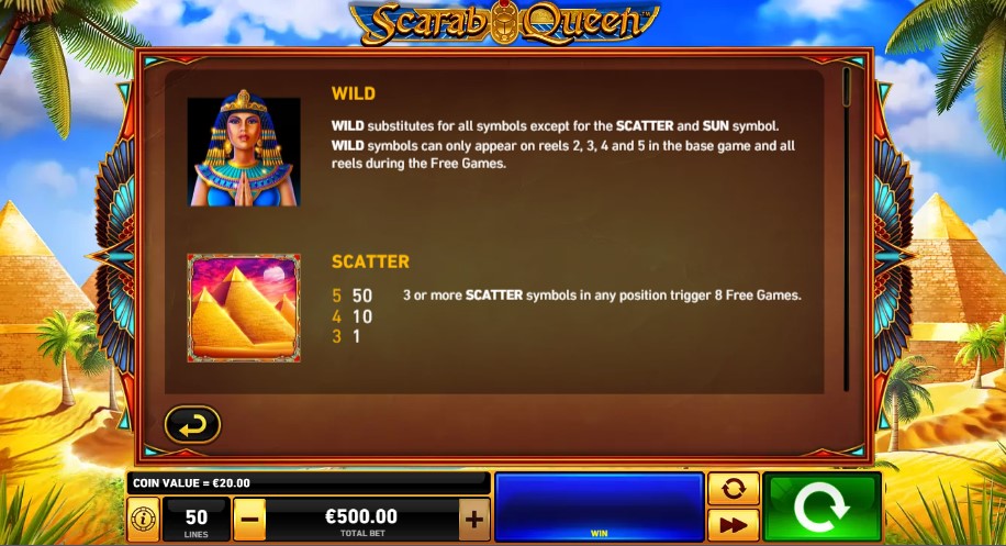 Scarab Queen free play Scarab Queen free play
