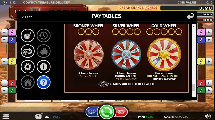 Cowboy Treasure Deluxe free play Cowboy Treasure Deluxe free play