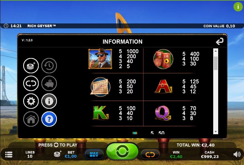 Rich Geyser free play Rich Geyser free play