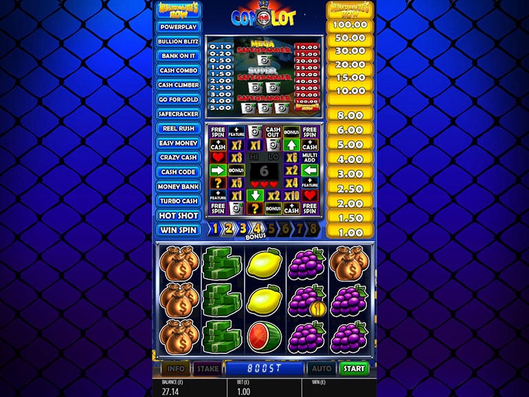 Cop the Lot Safegrabber free play Cop the Lot Safegrabber free play