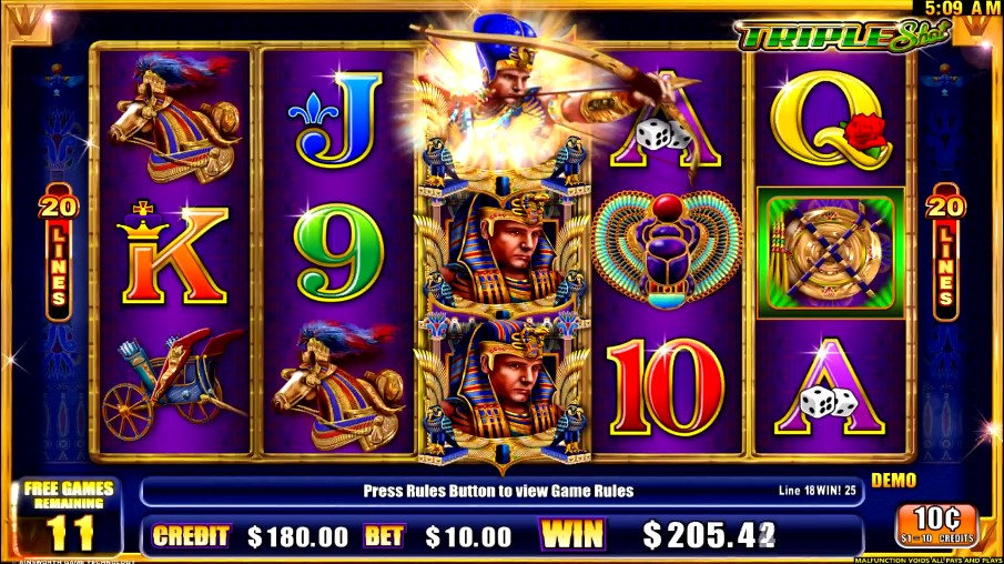 King Ramses Triple Shot free play King Ramses Triple Shot free play
