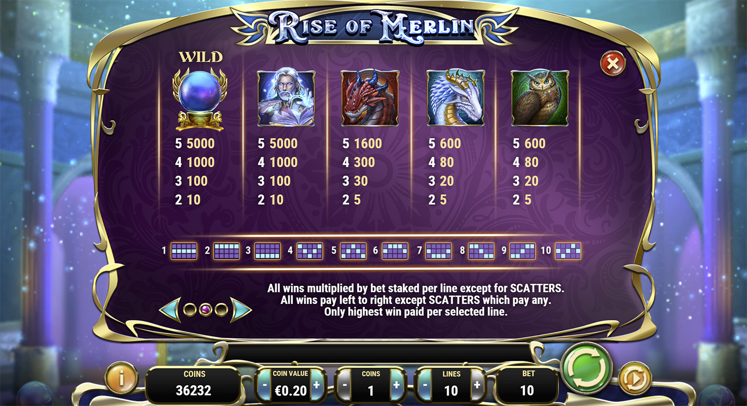 Rise of Merlin free play Rise of Merlin free play