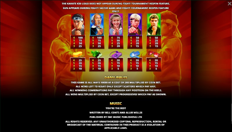 The Karate Kid free play The Karate Kid free play