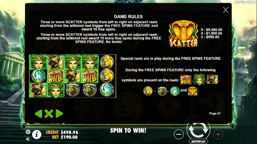 Medusa Strike free play Medusa Strike free play
