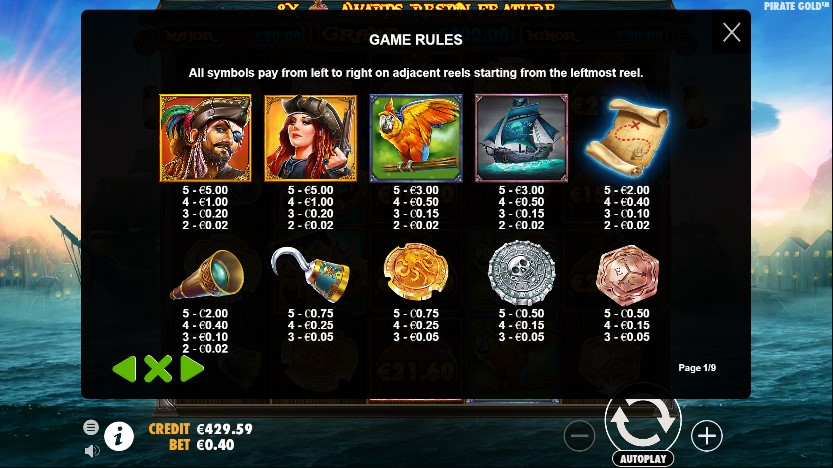 Pirate Gold free play Pirate Gold free play