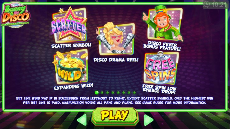 Barry The Disco Leprechaun free play Barry The Disco Leprechaun free play