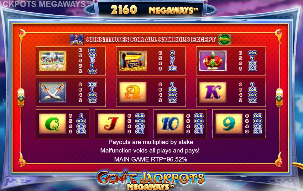 Genie Jackpots Megaways free play Genie Jackpots Megaways free play
