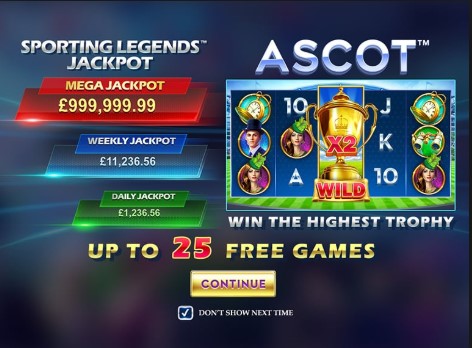 Ascot Sporting Legends free play Ascot Sporting Legends free play