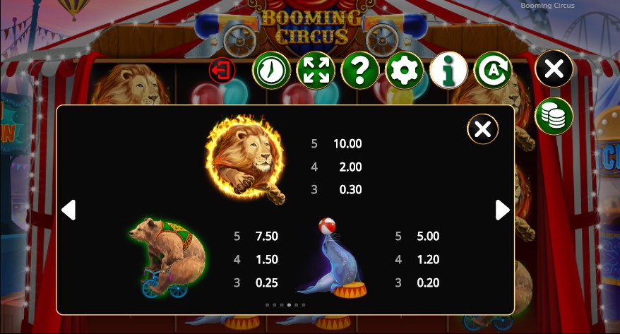 Booming Circus free play Booming Circus free play