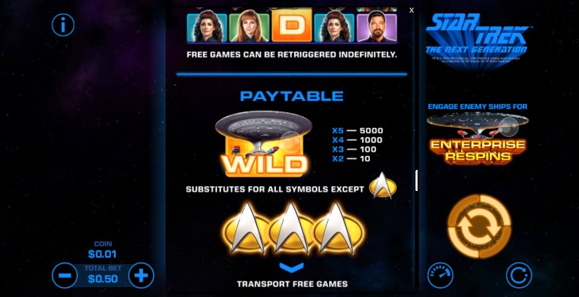 Star Trek: The Next Generation free play Star Trek: The Next Generation free play
