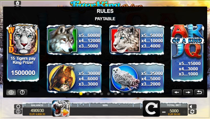 Tiger King Deluxe free play Tiger King Deluxe free play