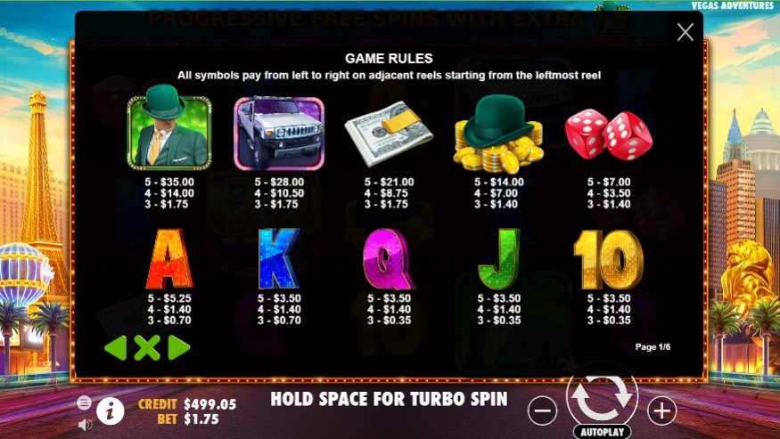 Vegas Adventures free play Vegas Adventures free play