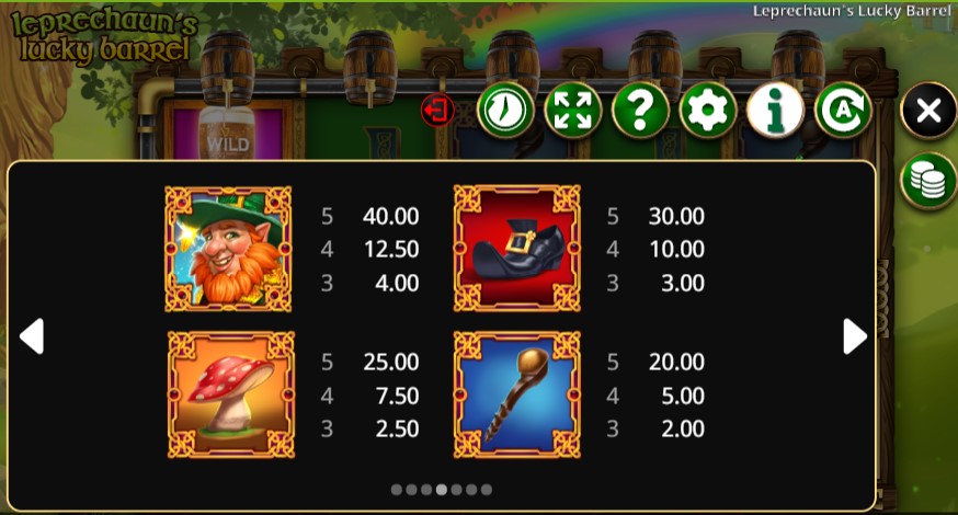Leprechaun's Lucky Barrel free play Leprechaun's Lucky Barrel free play