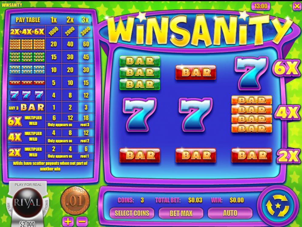 Winsanity free play Winsanity free play