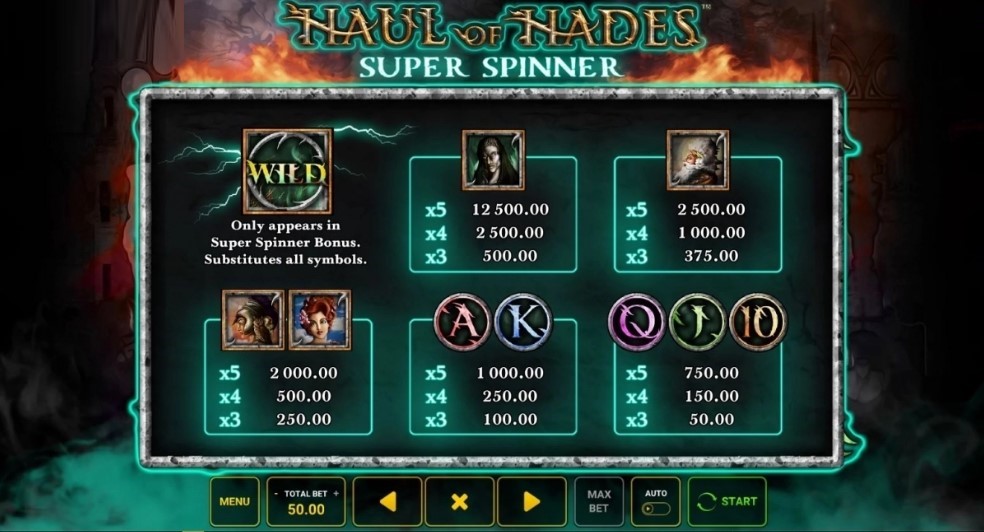 Haul of Hades Super Spinner free play Haul of Hades Super Spinner free play