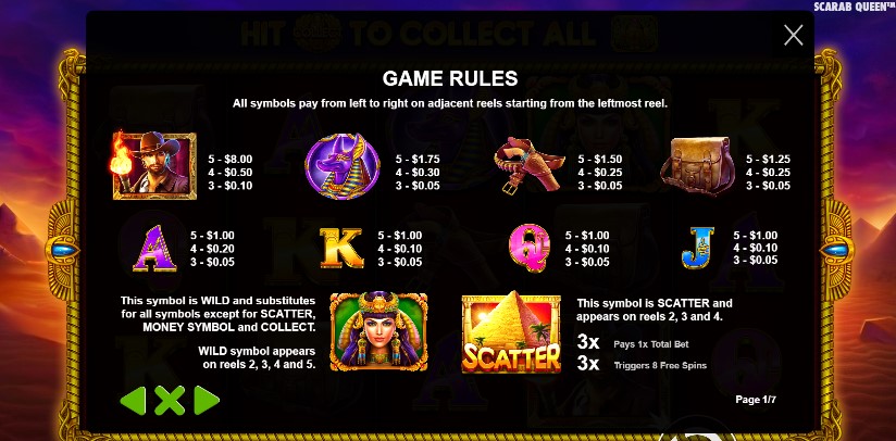 John Hunter: Tomb of the Scarab Queen free play John Hunter: Tomb of the Scarab Queen free play