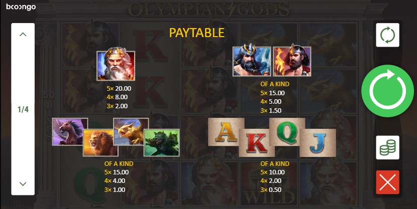 Olympian Gods free play Olympian Gods free play