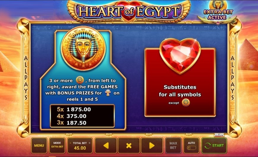 Heart of Egypt free play Heart of Egypt free play
