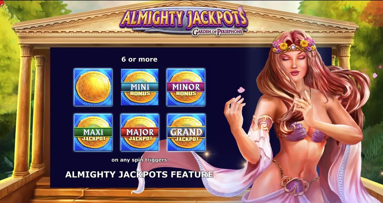Almighty Jackpots Garden of Persephone free play Almighty Jackpots Garden of Persephone free play