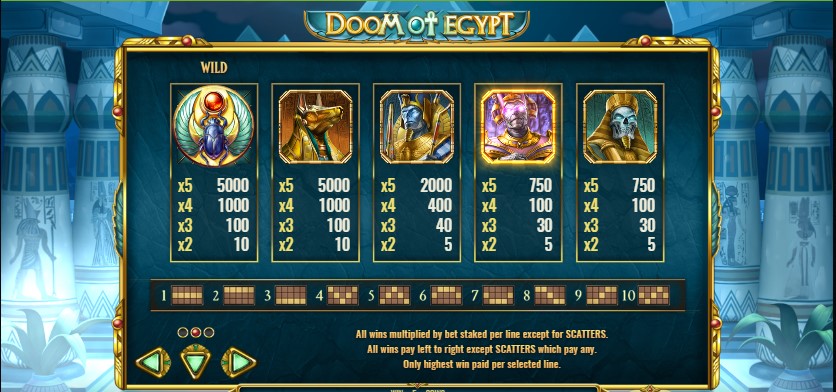 Doom of Egypt free play Doom of Egypt free play