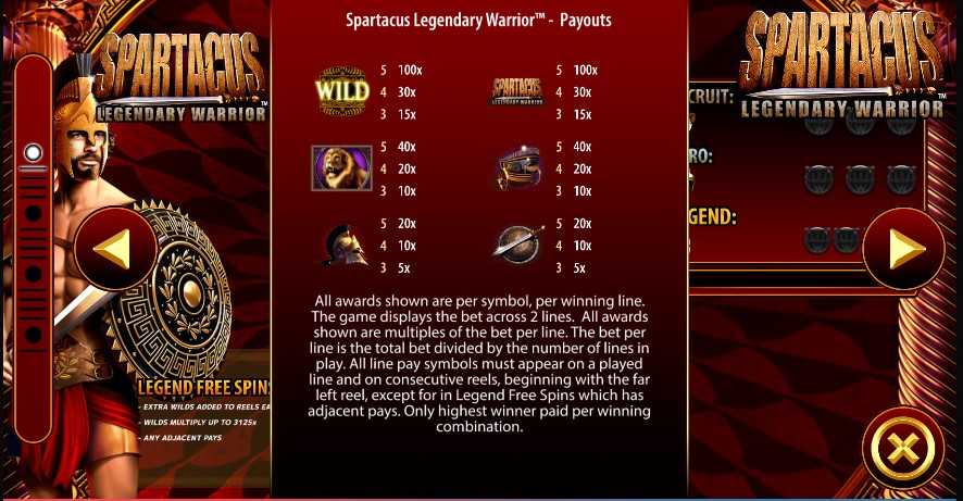 Spartacus Legendary Warrior free play Spartacus Legendary Warrior free play
