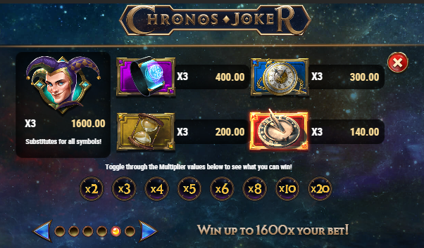 Chronos Joker free play Chronos Joker free play
