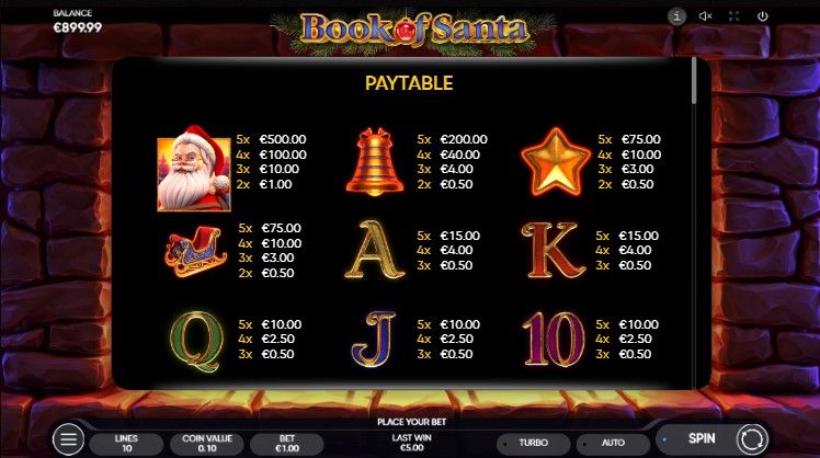 Book of Santa free play Book of Santa free play