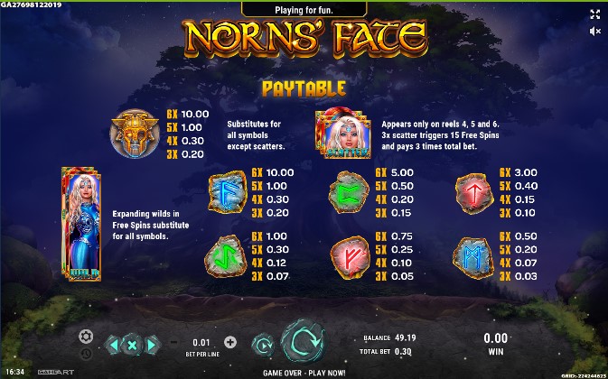 Norn’s Fate free play Norn’s Fate free play