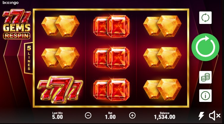 777 Gems Respin free play 777 Gems Respin free play