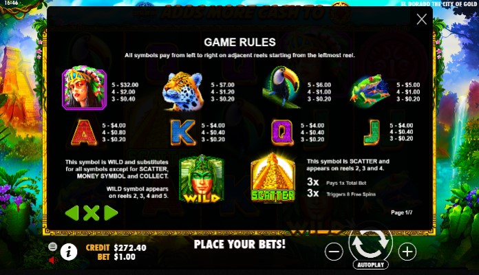 El Dorado The City Of Gold free play El Dorado The City Of Gold free play