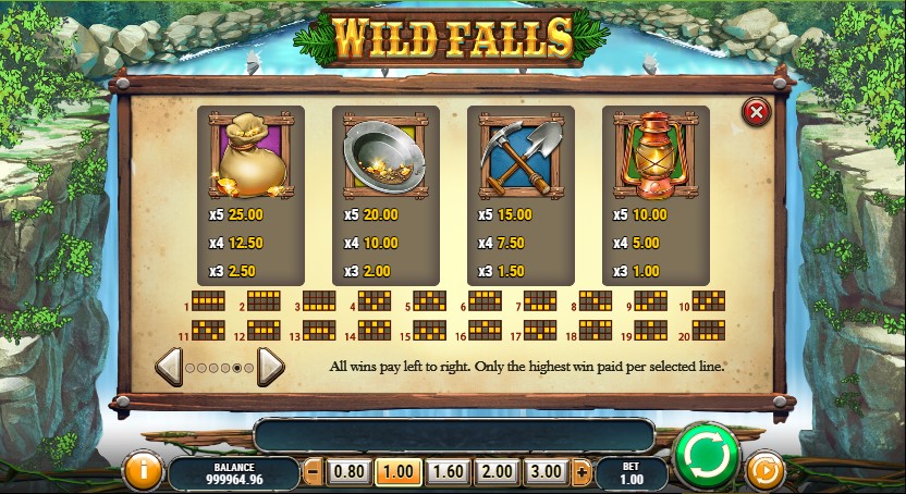 Wild Falls free play Wild Falls free play