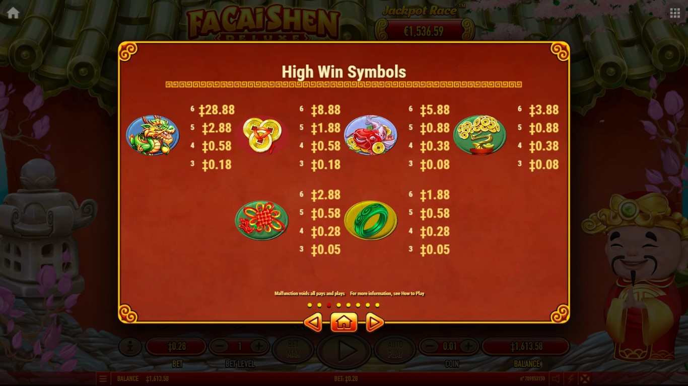 Play Fa Cai Shen Deluxe Slot - Claim 100 Spins