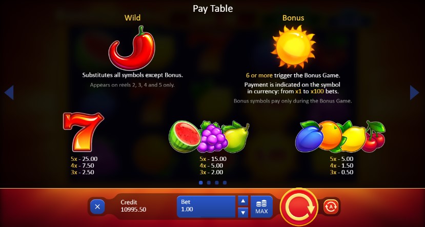 Sunny Fruits: Hold and Win free play Sunny Fruits: Hold and Win free play