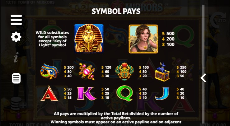 Tomb of Mirrors free play Tomb of Mirrors free play